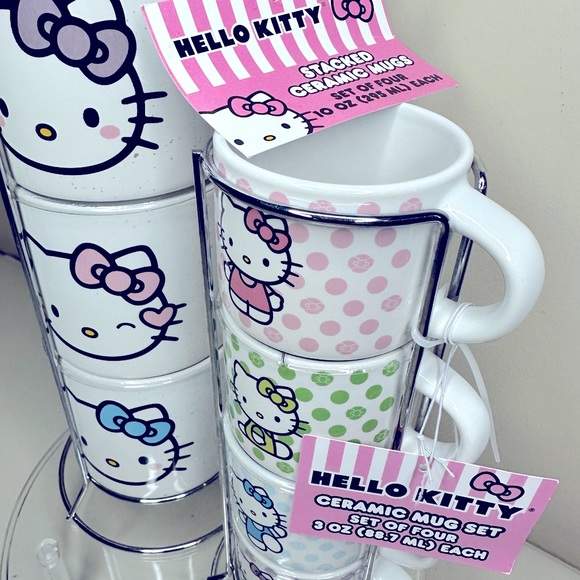 Sanrio Hello Kitty Stacked Mugs - Picture 2 of 3